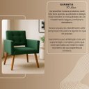 Ver imagem 6 de Poltrona para Sala Decorativa Mya Confortável Reforçada Suede