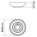 Ver imagem 3 de Kit 4 Vasos para Plantas Decorativo Tramontina Indi Plástico Areia Flores Folhagens Suculentas