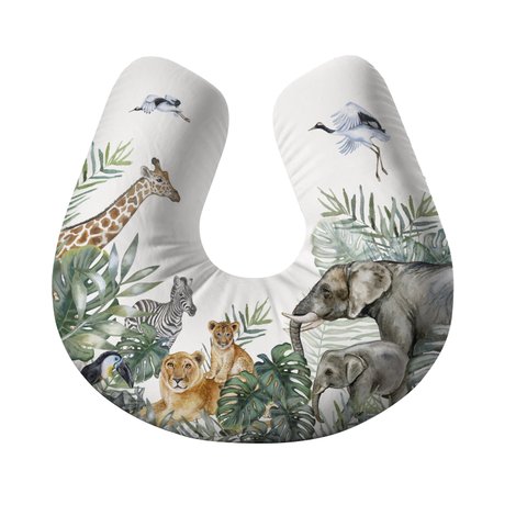 Almofada de Amamentar Safari Animais Kit de Berço - Am426