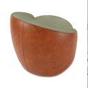 Ver imagem 7 de Poltrona Sala Orgânica Kit 2 Lua Giratória Sintético Pu Nozes/bouclê D03 - D'Rossi Cor Pistache