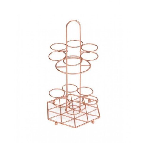 Suporte para Temperos de Ferro Cromado Rose 16x16x31cm Lyor