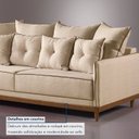 Ver imagem 6 de Sofá 3 Lugares 220cm Base em Madeiras Maciça Athena