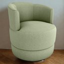 Ver imagem 2 de Poltrona Base Giratoria Marselha Boucle F494 Oliva Milani Store