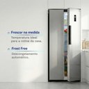 Ver imagem 5 de Geladeira Refrigerador Hq Frost Free Side By Side 460 Litros Inox Hq-460sbsff 220v