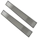 Ver imagem 1 de Ralo Invisivel Linear 60cm Kit 2 Uni Aco Inox Limpeza Facil Anti Odor Anti Inseto Banheiro Lavabo Re