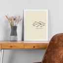 Ver imagem 2 de Quadro Você Não É Todo Mundo 33x24cm - com Vidro:moldura Preta