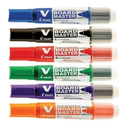 Pincel para Quadro Branco Recarregável Board Master 6 Unidades - Pilot - 1