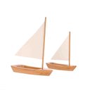 Ver imagem 2 de Escultura Barco em Madeira e Metal 20400-p Mart