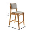 Ver imagem 2 de Conjunto com 2 Banquetas em Madeira Eloá