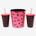 Ver imagem 5 de Kit Pipoca Almofada Coração Balde e 2 Copos Jack e Sally - o Estranho Mundo de Jack