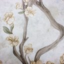 Ver imagem 4 de Papel de Parede Floral Bege e Cinza com Cola Inclusa