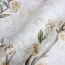 Ver imagem 3 de Papel de Parede Floral Bege e Cinza com Cola Inclusa