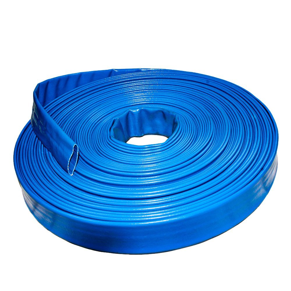 Mangueira Chata Azul para Escoamento de Água 2.1/2 Pol 20mt - 1