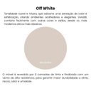 Ver mais imagens de Mesa Apoio Alta Mdf para Sala de Estar 51 Cm 4695 Off White Arly