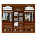 Ver imagem 3 de Guarda-roupa 6 Portas 4 Gavetas Bertha Frassino