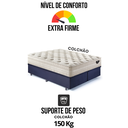 Ver imagem 7 de Base Box Baú King 193x203 Suede com Colchão Audaz Molas Ensacadas
