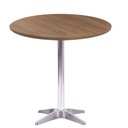 Ver imagem 1 de Mesa de Jantar Redonda 60 cm Tampo Evora em MDP Base Delta