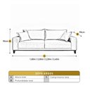 Ver imagem 3 de Sofá Fixo Argos 3 Lugares Luxo 1,80 M Castellar Móbile