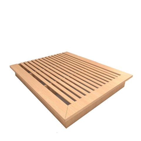 Cama Queen sob Medida Ca 162cmx200cm 100% Mdf Casa Lar Cor:carvalho Malva