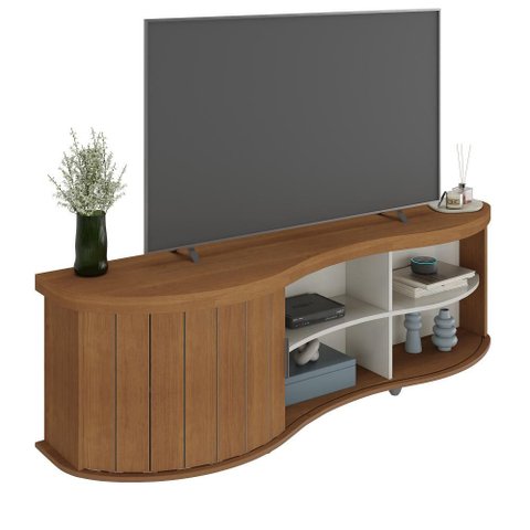 Rack para Tv até 75" Magnum Cinamomo/off White Artely