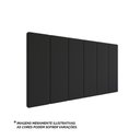 Ver imagem 2 de Cabeceira Lisa Solteiro Estofada Suede Espuma Premium Modulada Conforto e Design - Preto