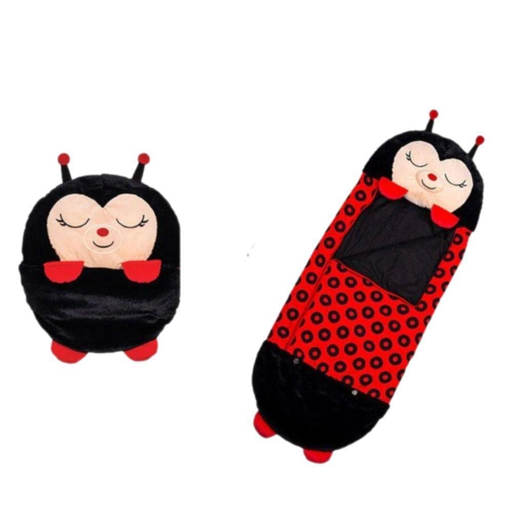 Saco de Dormir Fluffaluff Pets - Joaninha 135x50cm Preto - 1