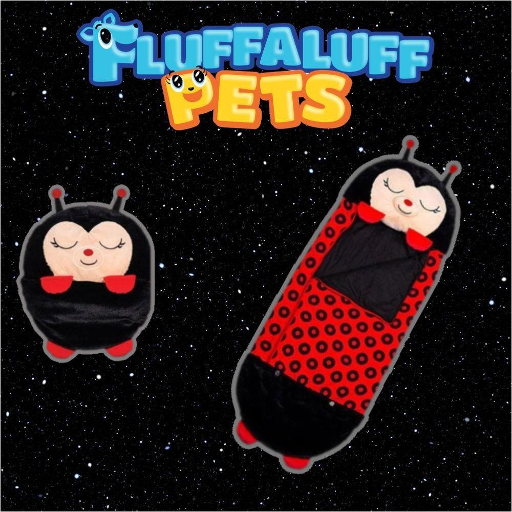 Saco de Dormir Fluffaluff Pets - Joaninha 135x50cm Preto - 2