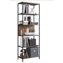 Ver imagem 1 de Estante 6 Prateleiras Com Estrutura de Aço Artetube 180x63 Art in Móveis