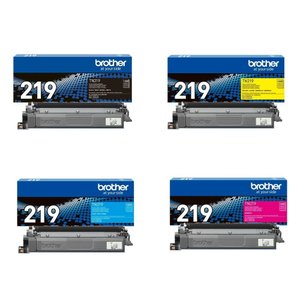 Kit 4 Toner Tn219 Tn-219 Brother Original 4 Cores Dcp-l3560cdw Hl-l3240cdw