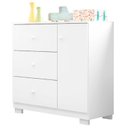 Ver imagem 3 de Berço Americano Mini Cama Mel com Cômoda Infantil Duda Branco Brilho – Phoenix Baby