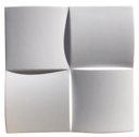 Ver imagem 3 de Forma 3D Gesso e Cimento ABS 1mm - Almofada 30x30 cm