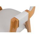 Ver imagem 3 de Cadeira Versalhes para Sala de Jantar e Estar Estofada Madeira Maciça Ad:facto Prata