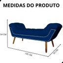 Ver imagem 4 de Recamier Sofá Divã Namoradeira Sienna 195cm King Suede