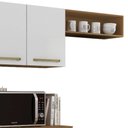 Ver imagem 5 de Cozinha Suspensa 6 Portas 163 Cm Mdp Carol Armoveis - Atacama Branco