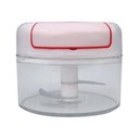 Ver imagem 1 de Mini Multiprocessador Triturador Manual 2 Lâminas Inox Alho