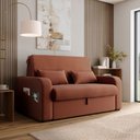 Ver imagem 1 de Sofá Cama 2 Lugares Compacto com Baú 140 Larg Lady Day Matrix