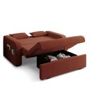 Ver imagem 5 de Sofá Cama 2 Lugares Compacto com Baú 140 Larg Lady Day Matrix