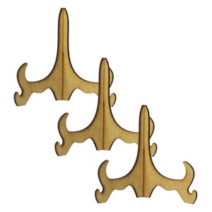 Kit Suporte de Prato em Mdf - Expositor Médio-azulejo/ Mdf/suporte Vertical para Prato/quadro