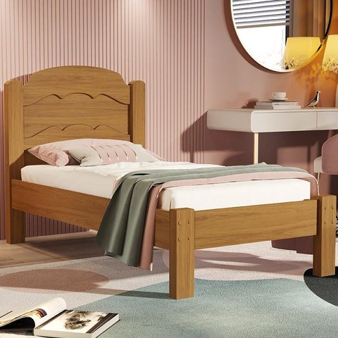 Cama Quarto Solteiro Lais Nature