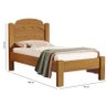 Cama Quarto Solteiro Lais Nature - 3