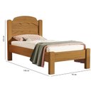 Ver imagem 3 de Cama Quarto Solteiro Lais Nature