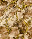 Ver imagem 1 de Papel de Parede Seven Marmorizado Dourado e Marrom