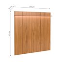 Ver imagem 7 de Estante TV 85 pol Prateleiras e Cristaleira Vidro Reflecta 100% MDF LED Lincoln Float 91cm Canella