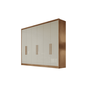 Ver imagem 2 de Guarda Roupa Casal 6 Portas 8 Gavetas - Messina-cumaru/fendi - Móveis Novo Horizonte