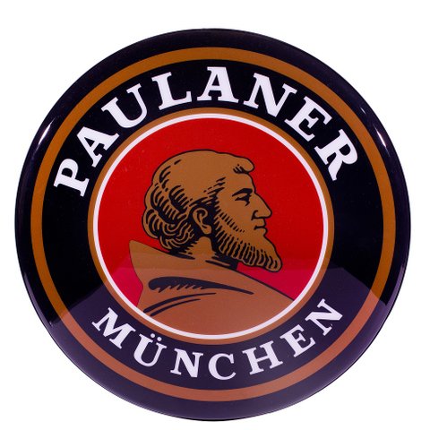 Luminoso de Parede Cerveja Paulaner Retrô Vintage para Bar, Garagem, Churrasqueira, Espaço Gourmet