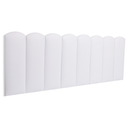 Ver imagem 1 de Cabeceira Queen Modulada Nuvem Cama Box Corino Branco