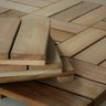 Deck em Placa de Madeira Modular Base Madeira 30cmx30cm Madersilva - 5