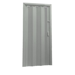 Porta Sanfonada Pvc 0,84x2,10 Multilit Cinza