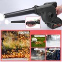 Ver imagem 6 de Soprador Aspirador Sem Fio Potente Bateria Recarregavel Sujeira Folhas Jardim Quintal Limpeza ideal 