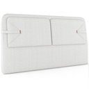 Ver imagem 1 de Cabeceira Cama Box Queen Estofada 160cm Mali P05 Bouclê Cru - Lyam Decor
